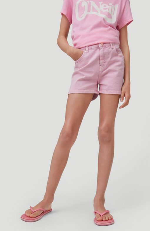 Pantalón corto O'NEILLL short para niña COLORED SHORTS Sea Pink Ref. 1A7572 rosa palo
