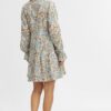 Vestido corto BILLABONG manga larga para mujer VACATIONER LONGSLEEVE MINI DRESS white with green Ref. 1A8966 flores Nueva colección 2021