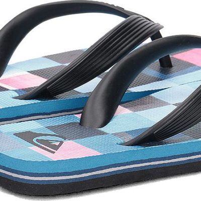 Sandalias QUIKSILVER Chanclas goma playa niño Molokai Highline Slab (xkbg) Ref. AQBL100281 cuadros colores