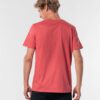 Camiseta RIP CURL hombre manga corta El Mama Short Sleeve Tee Washed Red Ref. CTEQM5 surfera roja