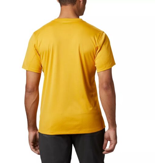 Camiseta COLUMBIA manga corta técnica deporte hombre Zero Rules™ Bright Gold Ref. 1533313790 amarillo mostaza