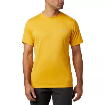 Camiseta COLUMBIA manga corta técnica deporte hombre Zero Rules™ Bright Gold Ref. 1533313790 amarillo mostaza