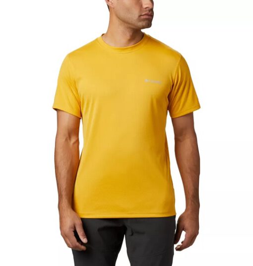 Camiseta COLUMBIA manga corta técnica deporte hombre Zero Rules™ Bright Gold Ref. 1533313790 amarillo mostaza