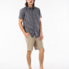 Camisa RIP CURL veraniega de Manga Corta Hombre Apex Wased Black Ref. CSHGG9 negra