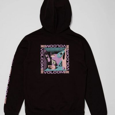 Sudadera VOLCOM niño con capucha LOEFFLER - NERO - (RAGAZZI) BLACK Ref. C4812131 Negra Max Loeffler