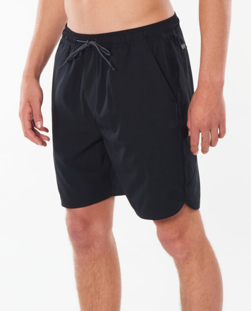 Bañador corto RIP CURL para hombre Pivot Volley Boardshorts Black Ref. CBODA9 negro liso