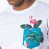 Camiseta RIP CURL hombre manga corta In Da Pocket Short Sleeve Optical white Ref. CTEOQ5 blanca bolsillo pecho pelicano