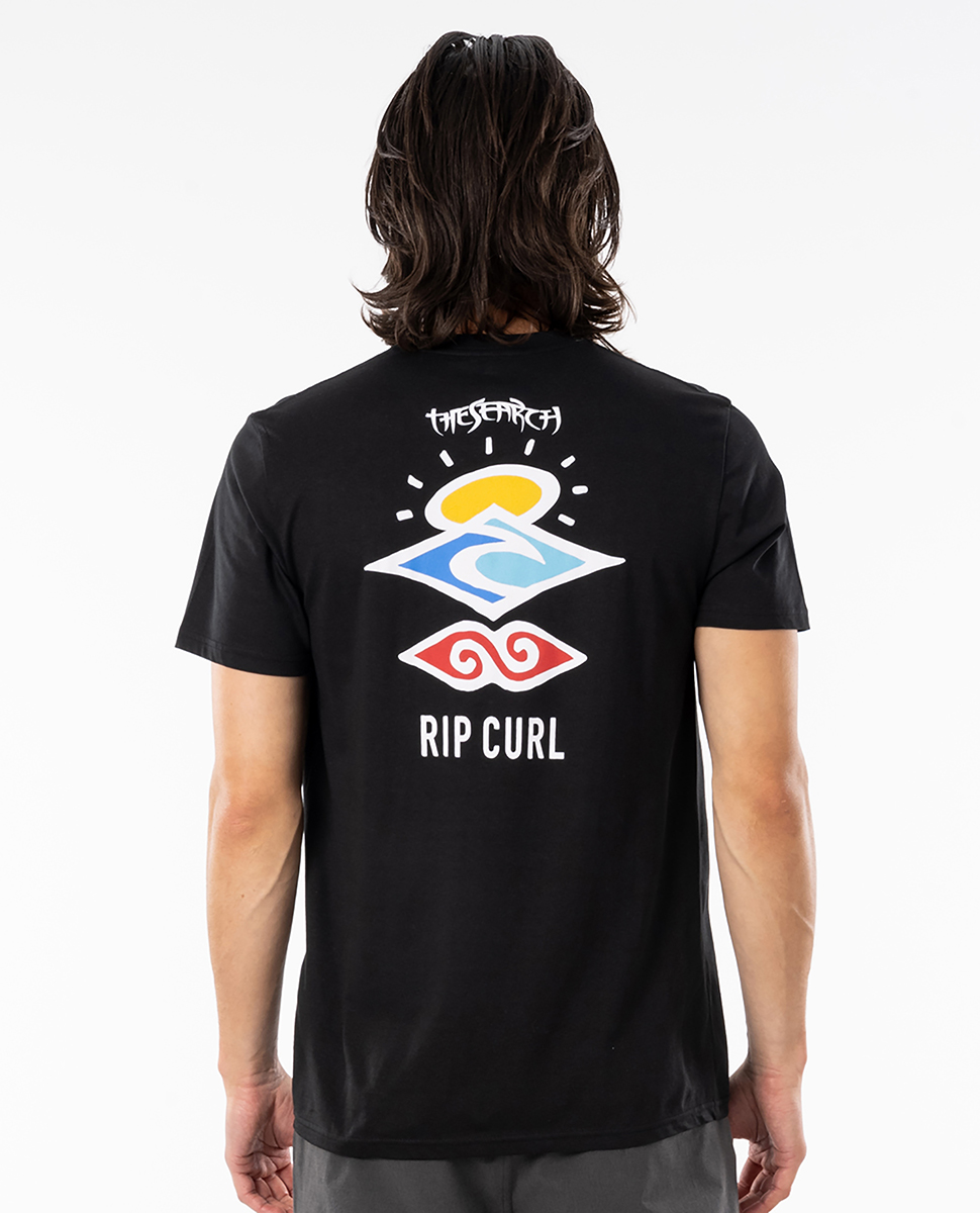  Rip Curl Wettie Essential - Camiseta de manga corta para hombre,  Negro - : Deportes y Actividades al Aire Libre
