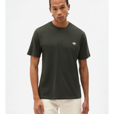 Nueva colección Camiseta DICKIES hombre Manga corta básica SS MAPLETON T-Shirt Olive green Ref. DK0A4XD ogx verde oliva