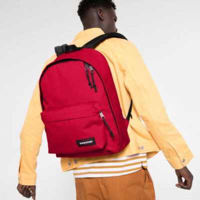 MOCHILA EASTPAK Out Of Office 27 litros con bolsillo ordenador EK76784Z Sailor Red rojo intenso liso