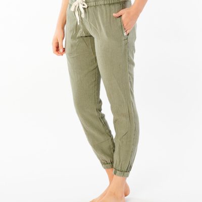 Pantalón fluido RIP CURL práctico y cómodo para Mujer Classic Surf Vetiver Ref. GPANE9 Verde oliva