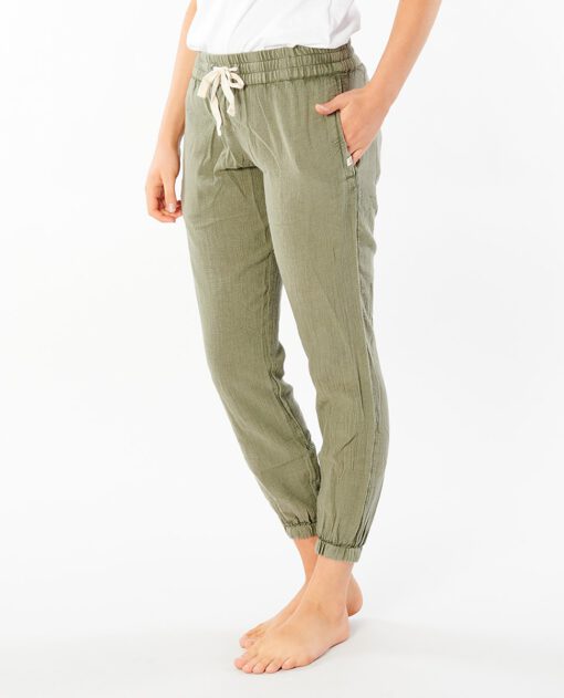 Pantalón fluido RIP CURL práctico y cómodo para Mujer Classic Surf Vetiver Ref. GPANE9 Verde oliva