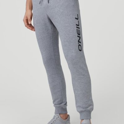 Pantalón chándal O'NEILL largo para hombre SWEATPANTS MEN Silver Melee Ref. N02701 gris claro logo pierna