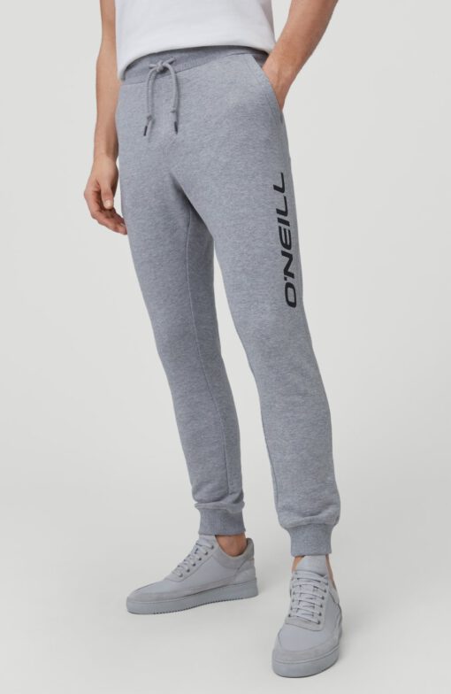 Pantalón chándal O'NEILL largo para hombre SWEATPANTS MEN Silver Melee Ref. N02701 gris claro logo pierna