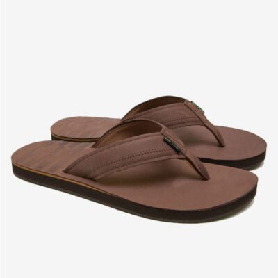 Sandalias RIP CURL Chanclas cuero Hombre The Trestles chocolate Ref. TCTBG1 marrón