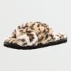 Sandalias pelo sintético VOLCOM Chanclas para Mujer LIL SLIP - CHEETAH Ref. W0841800_CHE leopardo