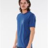 Camiseta lycra RIP CURL hombre manga corta técnica surfera Searchers UV Navy Ref. WLY34M azul