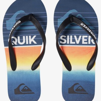 Sandalias QUIKSILVER Chanclas goma playa niño Molokai Highline Slab blue (xkbb) Ref. AQBL100363 azul/naranja