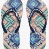 Sandalias ROXY Chanclas goma playa niña Pebbles Flip-Flops (OGB) Ref. ARGL100031 Étnica azul