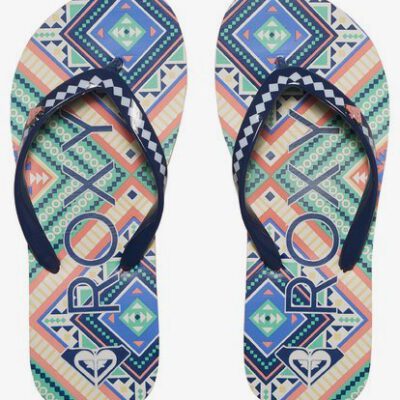 Sandalias ROXY Chanclas goma playa niña Pebbles Flip-Flops (OGB) Ref. ARGL100031 Étnica azul