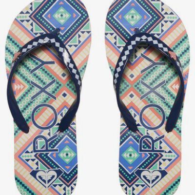 Sandalias ROXY Chanclas goma playa niña Pebbles Flip-Flops (OGB) Ref. ARGL100031 Étnica azul