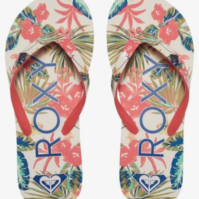 Sandalias ROXY Chanclas goma playa niña Pebbles Flip-Flops RED/GREEN/BLUE (rgb) Ref. ARGL100031 Flores multicolor