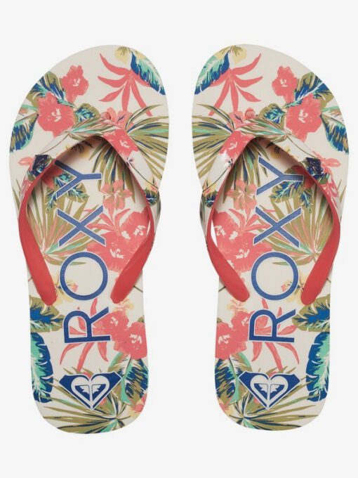 Sandalias ROXY Chanclas goma playa niña Pebbles Flip-Flops RED/GREEN/BLUE (rgb) Ref. ARGL100031 Flores multicolor