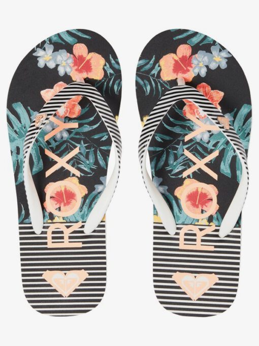 Sandalias ROXY Chanclas goma playa niña Pebbles Flip-Flops (MLT) Ref. ARGL100182 Estampadas flores multicolor