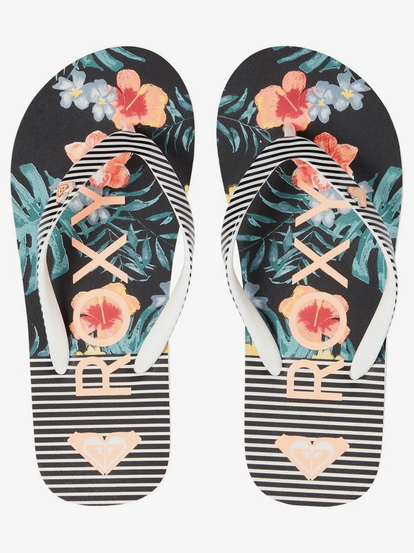 ROXY Chanclas goma playa niña Pebbles Flip-Flops (MLT) Ref. ARGL100182 Estampadas flores multicolor | Martimpe Berart - Tienda de Moda Gausach, Vielha, Valle de