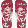Sandalias ROXY Chanclas goma playa niña/mujer Pebbles Flip-Flops CERISE (cri) Ref. ARGL100264 cereza Estampadas flores