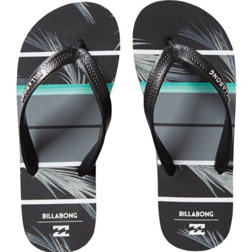 Sandalias BILLABONG Chanclas goma playa Hombre Tides Spinner Black floral Ref. BIC5FF23 negra flores