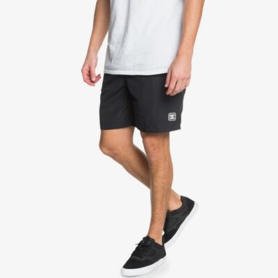 Pantalón corto DC Shoes chándal SHORT ELÁSTICO hombre NAHMAS DAY 18" BLACK (kvj0) Ref. EDYWS03152 negro