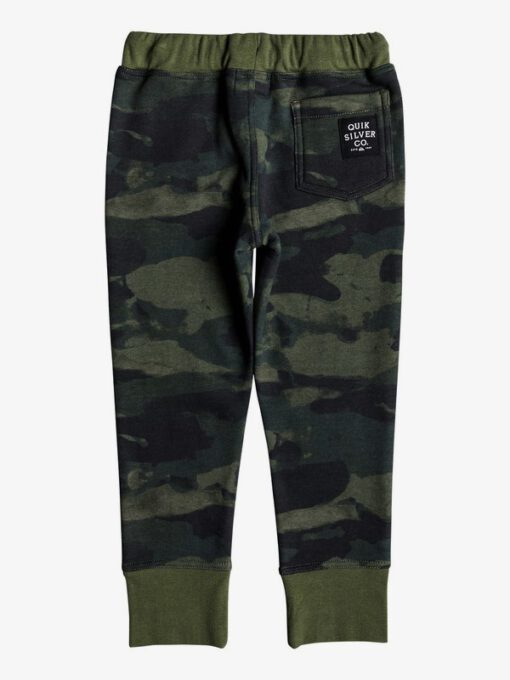 Pantalón Chándal QUIKSILVER ajustado niño deportivo Toko Bear Ref. EQKFB03071 verde camuflaje