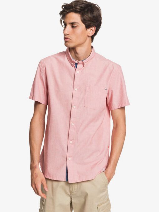 Camisa QUIKSILVER surfera Manga cora Hombre Wilsden BAKED APPLE (rnz0) Ref. EQYWT04002 roja clásica