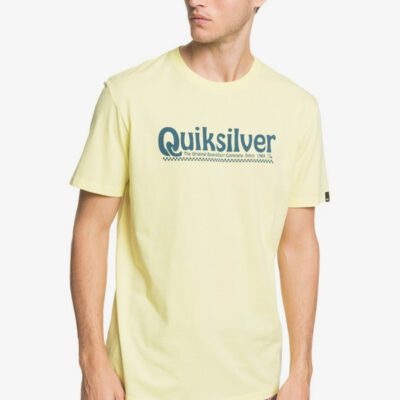 Camiseta Hombre QUIKSILVER manga corta New Slang CHARLOCK (gca0) Ref. EQYZT05754 amarilla logo pecho