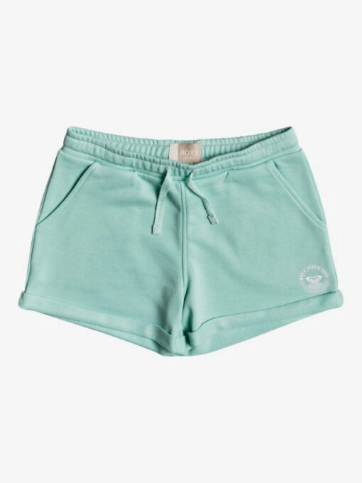 Pantalón corto ROXY Short de felpa con tejido orgánico para niña Be My Life B BROOK GREEN (gcf0) Ref. ERGFB03194 verde agua