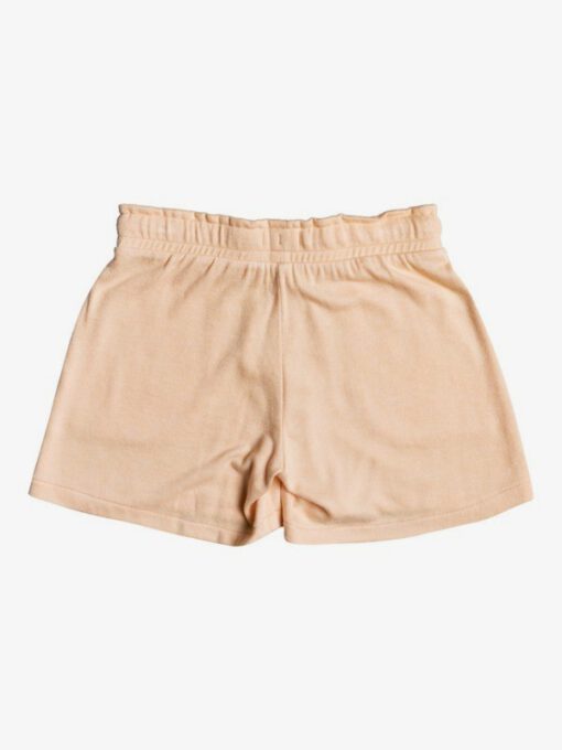 Pantalón corto ROXY short chándal corte holgado niña Barely Friend APRICOT ICE (nez0) Ref. ERGNS03089 salmón rosa