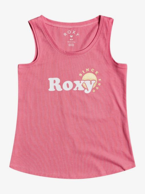 Camiseta ROXY niña tirantes There Is Life DESERT ROSE (mkq0) Ref. ERGZT03751 rosa logo pecho