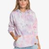 Sudadera ROXY suave con capucha Mujer Ocean Goer ORCHID PETAL NO FLOWERS FLY T (pfj8) Ref. ERJFT04393 rosa tie die