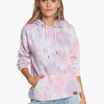 Sudadera ROXY suave con capucha Mujer Ocean Goer ORCHID PETAL NO FLOWERS FLY T (pfj8) Ref. ERJFT04393 rosa tie die