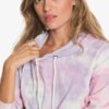 Sudadera ROXY suave con capucha Mujer Ocean Goer ORCHID PETAL NO FLOWERS FLY T (pfj8) Ref. ERJFT04393 rosa tie die