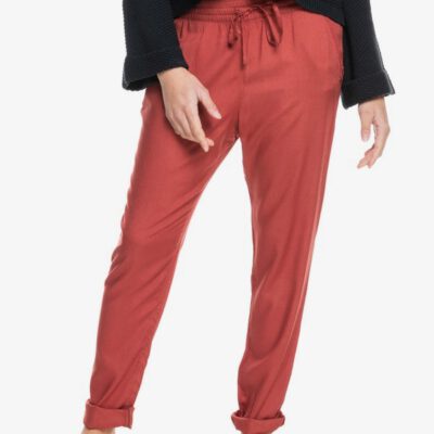 Pantalón ROXY para playa para Mujer Bimini MARSALA (mpd0) Ref. ERJNP03295 cadera granate