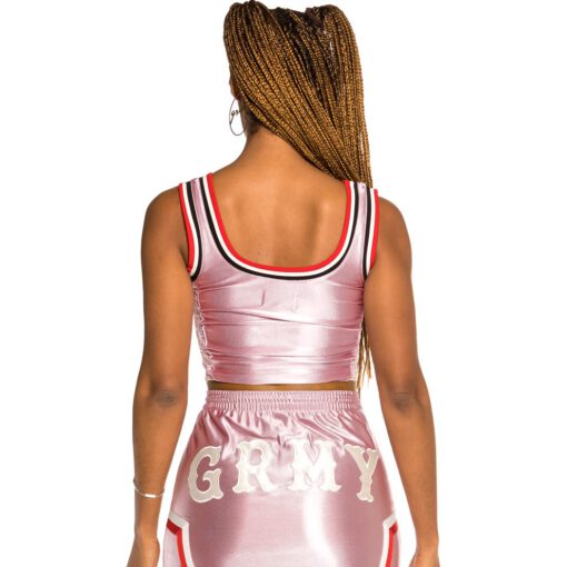 Camiseta Grimey Chica tirantes Crop top "The Loot" - Pink | Spring 21 Ref. GGTT140-PNK rosa brillo
