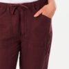 Pantalón fluido RIP CURL práctico y cómodo para Mujer Panoma Maroon Ref. GPABN9 granate
