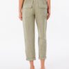 Pantalón fluido RIP CURL práctico y cómodo para Mujer Panoma Stone Ref. GPABN9 verde oliva