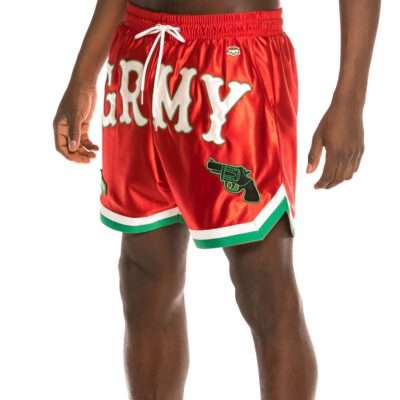 Pantalón corto GRIMEY UNISEX SWEATSHORTS basket "The Loot" - Red | Spring 21 Ref. GRS145 rojo revolver