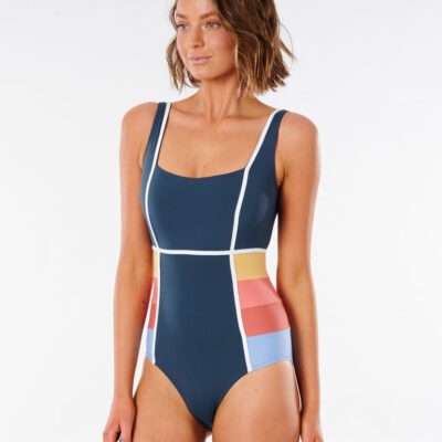 Bañador RIP CURL de una pieza para Mujer Golden State Good One Piece Navy Ref. GSIKE9 azul arco iris