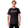 Camiseta RIP CURL hombre manga corta El Mama Short Sleeve Tee black Ref. CTEQM5 surfera negra