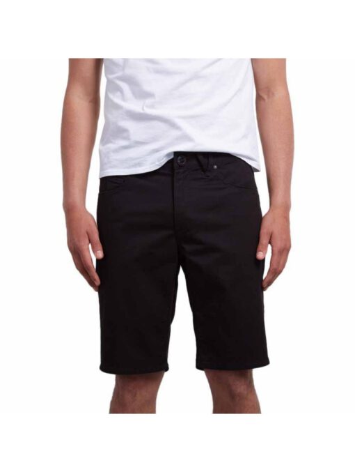 Pantalón corto VOLCOM bermudas tejanas para Hombre SOLVER DENIM SHORT - BKO Ref. A2011701 negro tejano Nueva colección