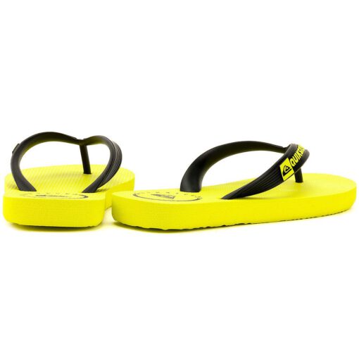 Sandalias QUIKSILVER Chanclas goma playa niño Java Wordmark (xkyy) Ref. AQBL100019 amarilla/negra